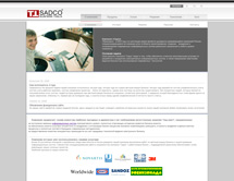 Разработка и сопровождение сайта www.sadco.ru
